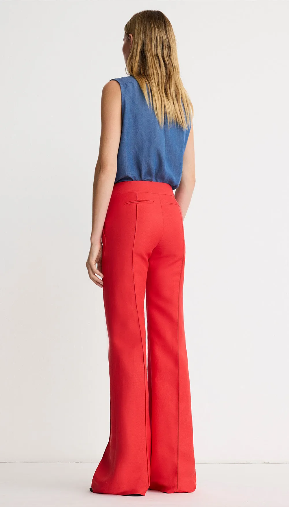 Wide Leg Pintuck Trouser sold by Smythe product image thumbnail 3