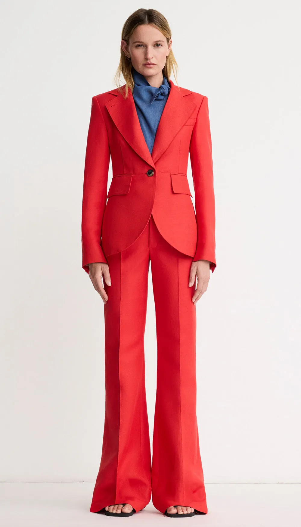 Wide Leg Pintuck Trouser sold by Smythe product image thumbnail 2