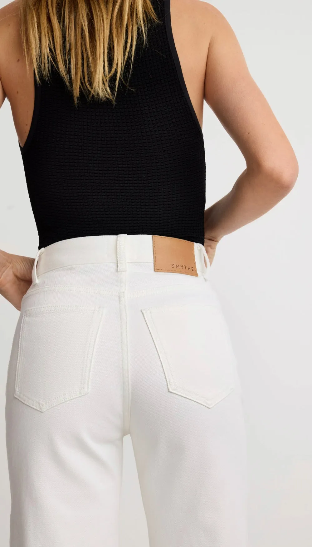 Dove High Rise Wide Leg Jean sold by Smythe product image thumbnail 3