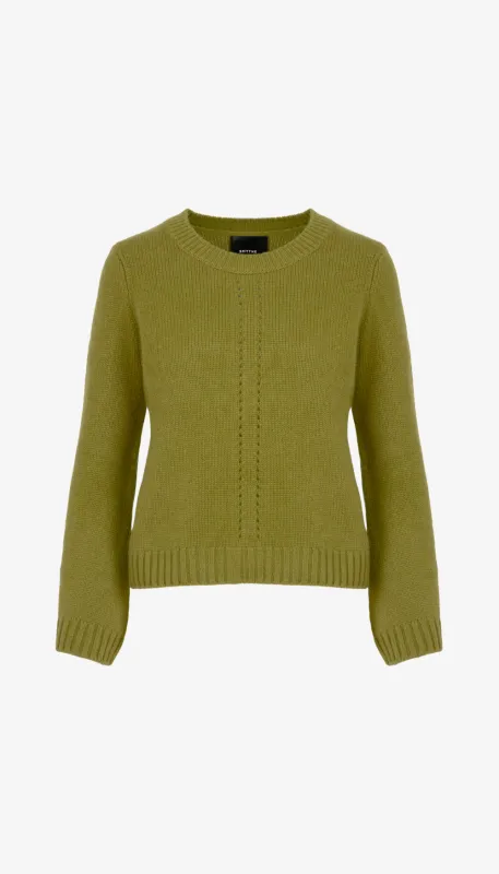 Pointelle A-Line Sweater sold by Smythe