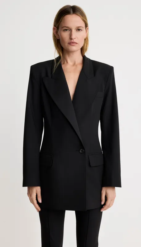 One Button Asymmetrical Blazer sold by Smythe