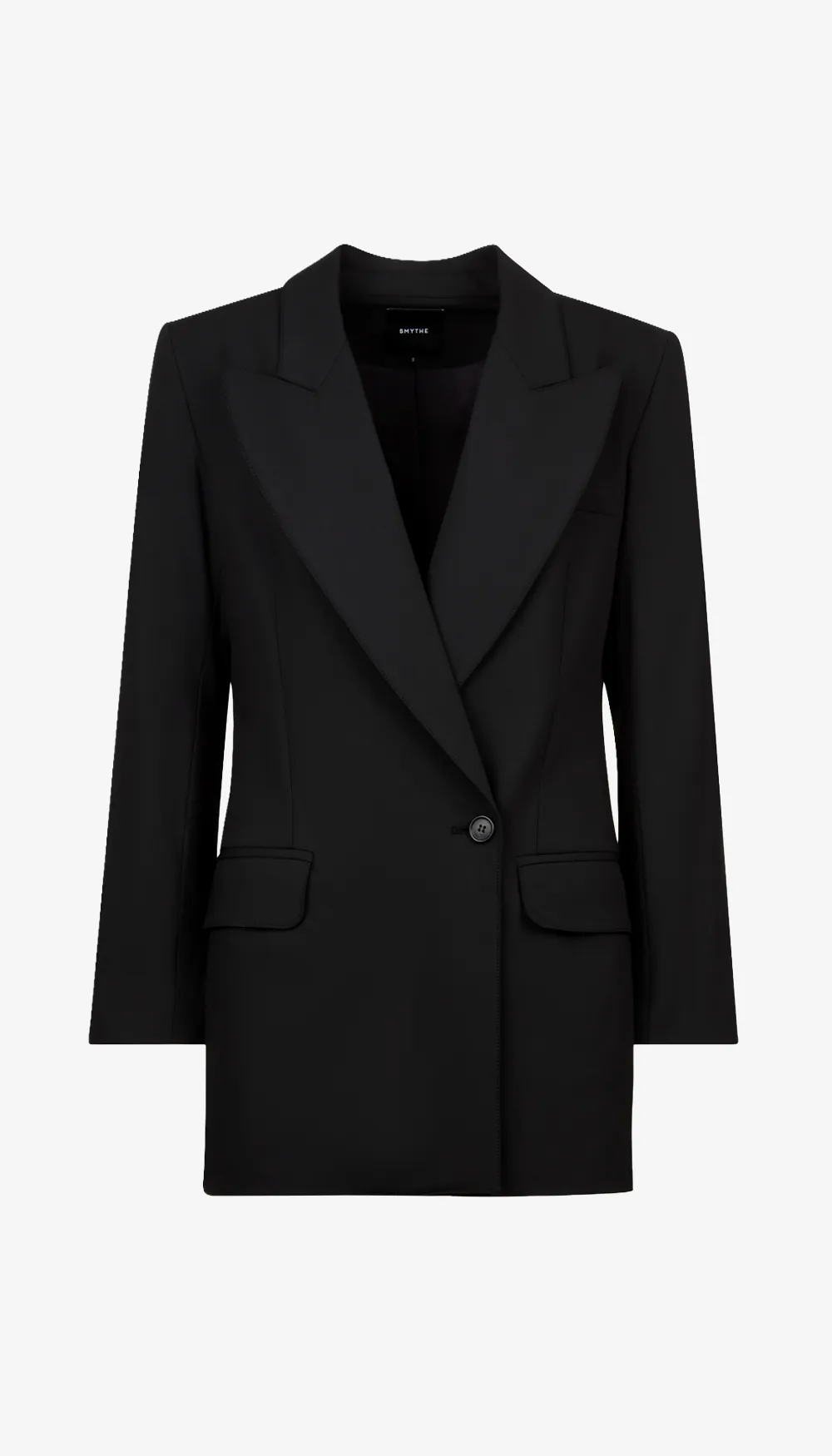 One Button Asymmetrical Blazer sold by Smythe product image thumbnail 4