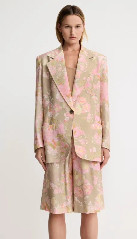 Notched Lapel Blazer made by Smythe