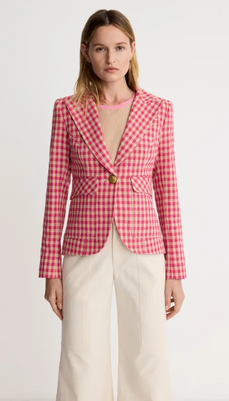 Patch Pocket One Button Blazer made by Smythe