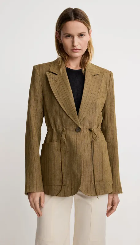 Drawcord Blazer made by Smythe