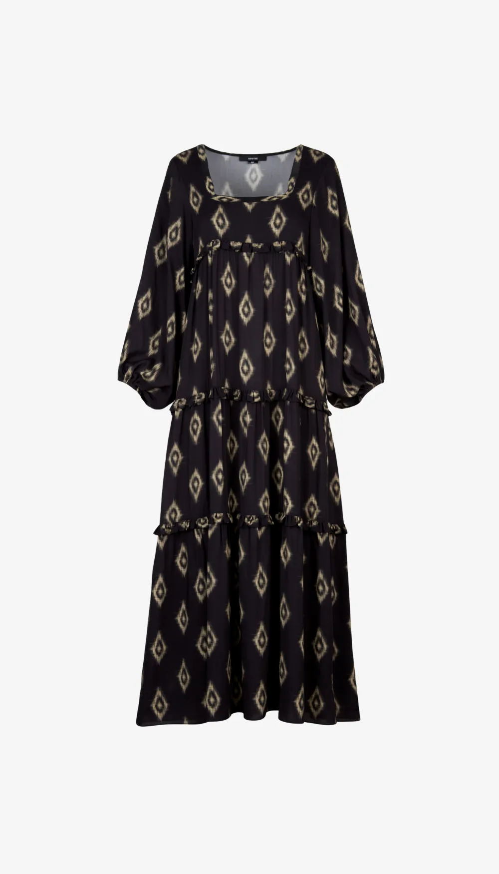 Square Neck Tiered Dress sold by Smythe product image thumbnail 3