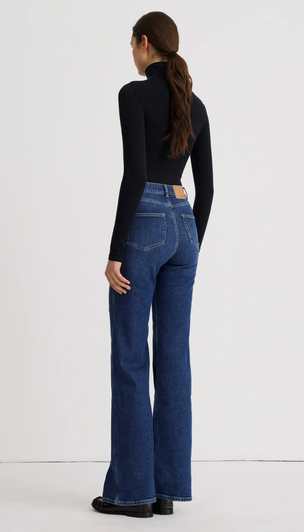 Swan Stretch High Rise Bootcut Jean sold by Smythe product image thumbnail 2