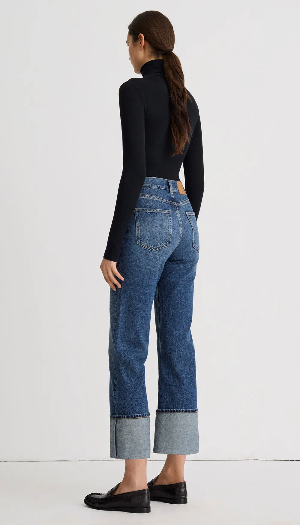 Hawk High Rise Cuffed Jean sold by Smythe product image thumbnail 2