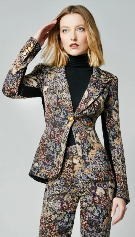 Patch Pocket Tux Stripe Blazer sold by Smythe