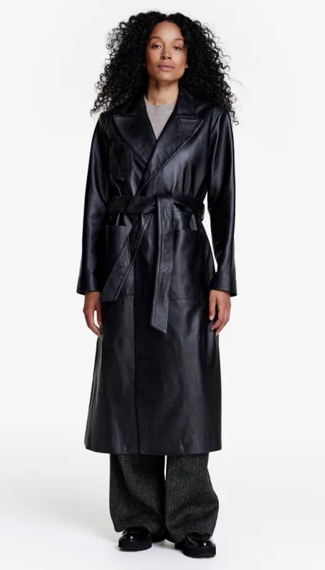 PRE-SALE: Leather Trench sold by Smythe