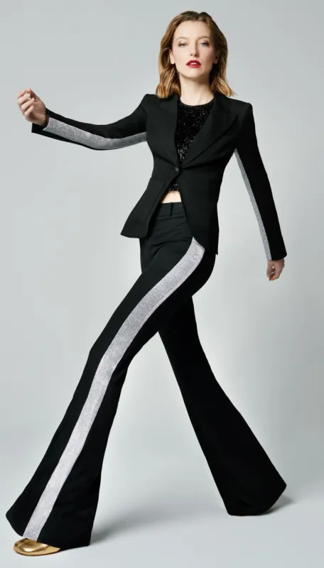 Tux Stripe Bootcut Pant sold by Smythe
