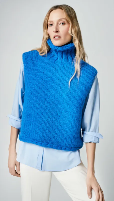 Handknit Sleeveless Turtleneck sold by Smythe