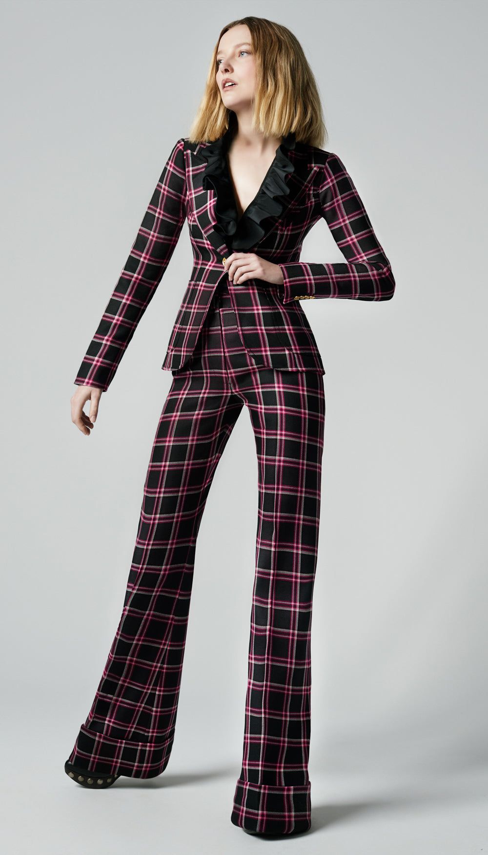 High Waisted Cuffed Trouser sold by Smythe product image thumbnail 3