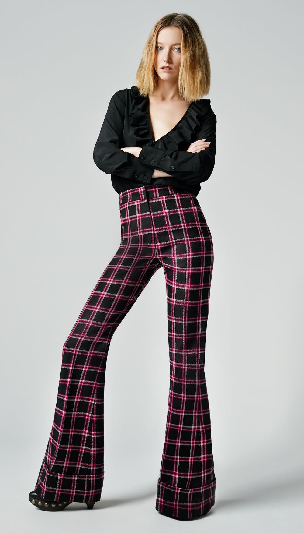 High Waisted Cuffed Trouser sold by Smythe product image thumbnail 2