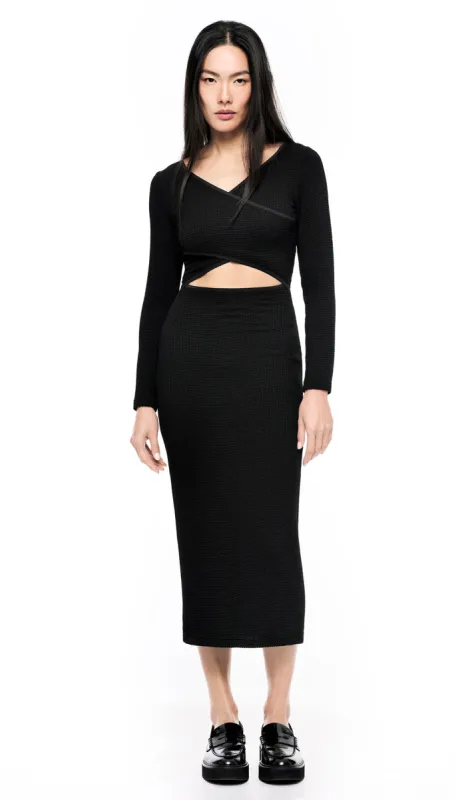 Reversible Cut Out Midi Dress sold by Smythe