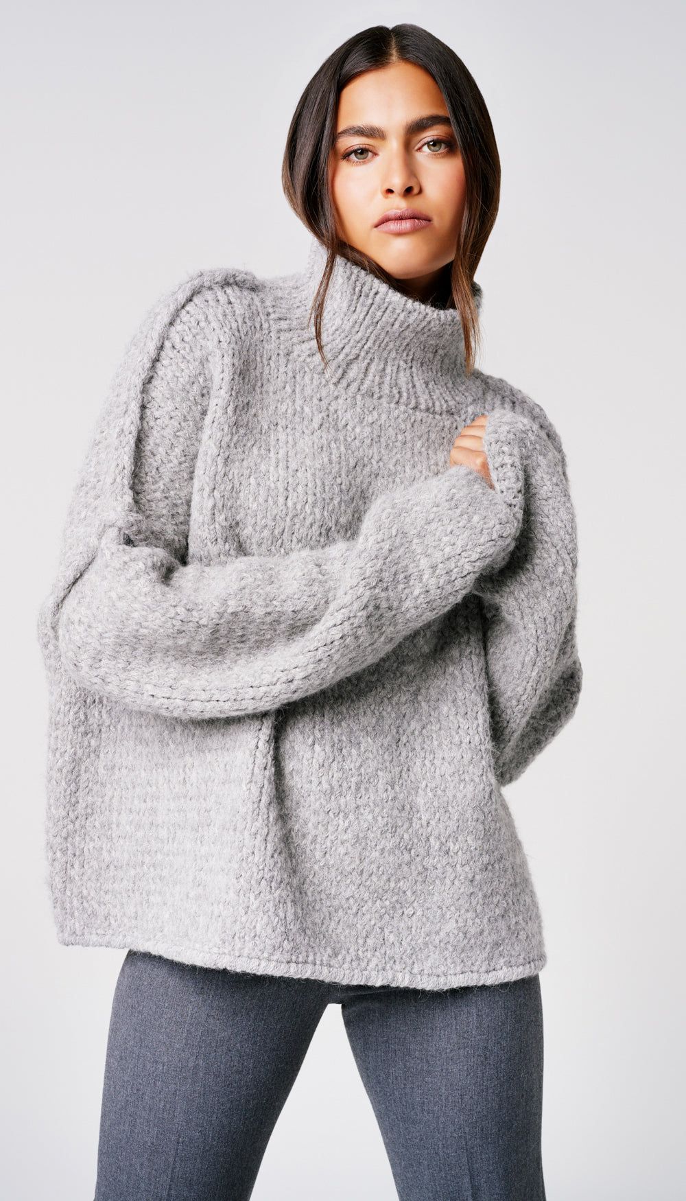Reverse Seam Turtleneck Sweater sold by Smythe product image thumbnail 2