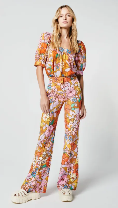 Wide Leg Pintuck Trouser sold by Smythe