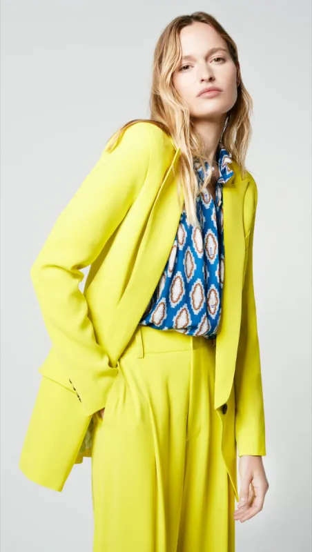 Long Notched Blazer sold by Smythe