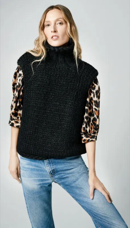 Handknit Sleeveless Turtleneck sold by Smythe