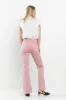 HIGH RISE SLIM BOOTCUT JEANS - PEACH sold by Sneak Peek