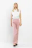 HIGH RISE SLIM BOOTCUT JEANS - PEACH sold by Sneak Peek