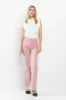 HIGH RISE SLIM BOOTCUT JEANS - PEACH sold by Sneak Peek