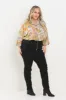 HIGH RISE CROPPED BUTTON FLY SKINNY JEANS - PLUS sold by Sneak Peek