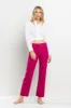 HIGH RISE RAW CUT STRAIGHT JEANS - VIVA MAGENTA sold by Sneak Peek
