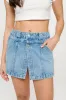 HIGH RISE DENIM MINI SKORT - MEDIUM LIGHT sold by Sneak Peek