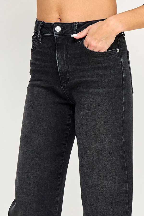 BARRYMORE - HIGH RISE BARREL JEANS IN WASHED BLACK sold by Sneak Peek product image thumbnail 5