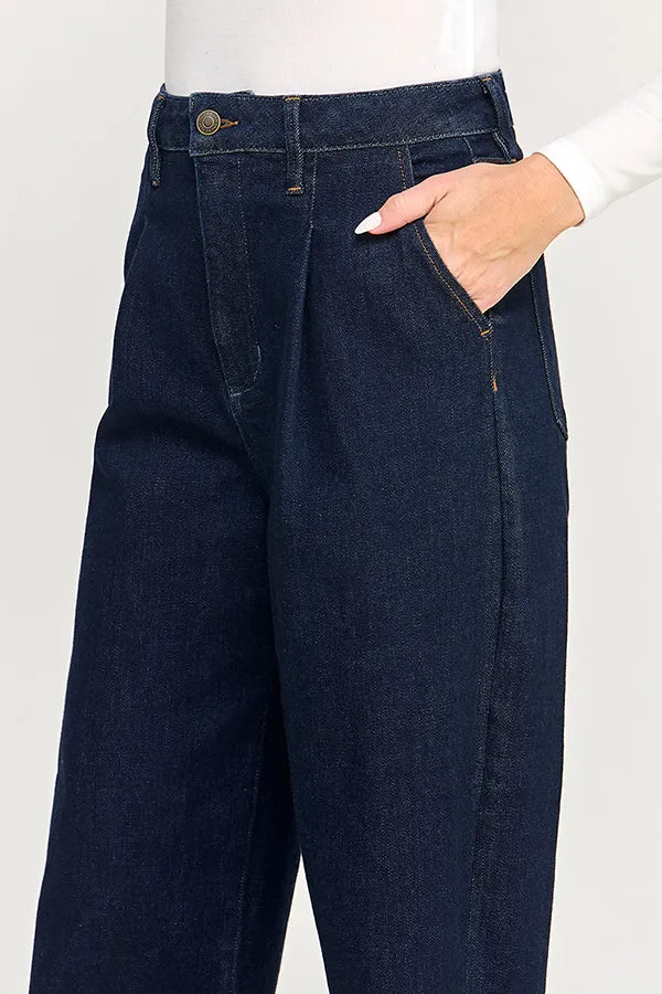 HIGH RISE WIDE LEG JEANS (P-SP-P118) sold by Sneak Peek product image thumbnail 5