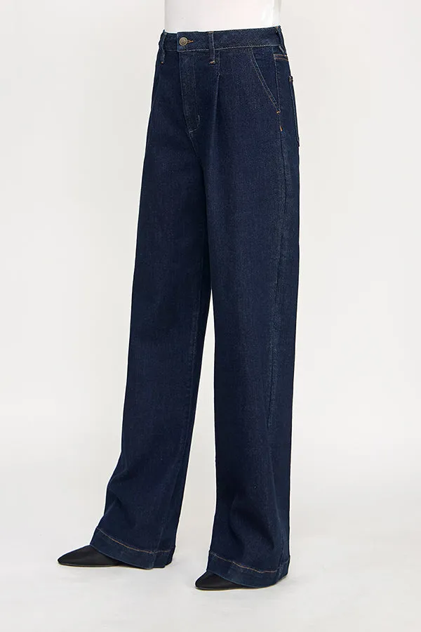 HIGH RISE WIDE LEG JEANS (P-SP-P118) sold by Sneak Peek product image thumbnail 3
