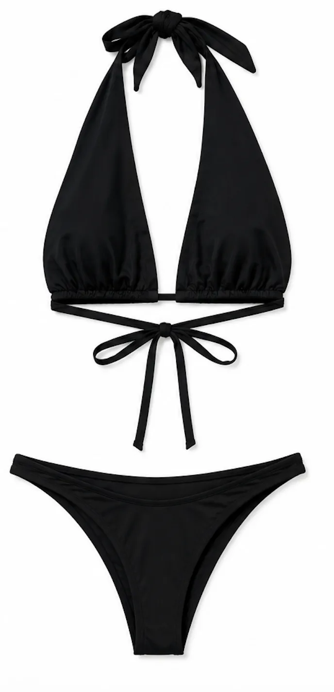 BIKINI ISCHIA - Wide Triangle Halter Set sold by So De Mel product image thumbnail 4