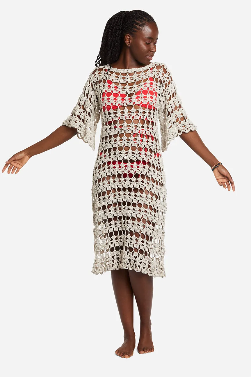 Sicily Crochet Dress sold by So De Mel