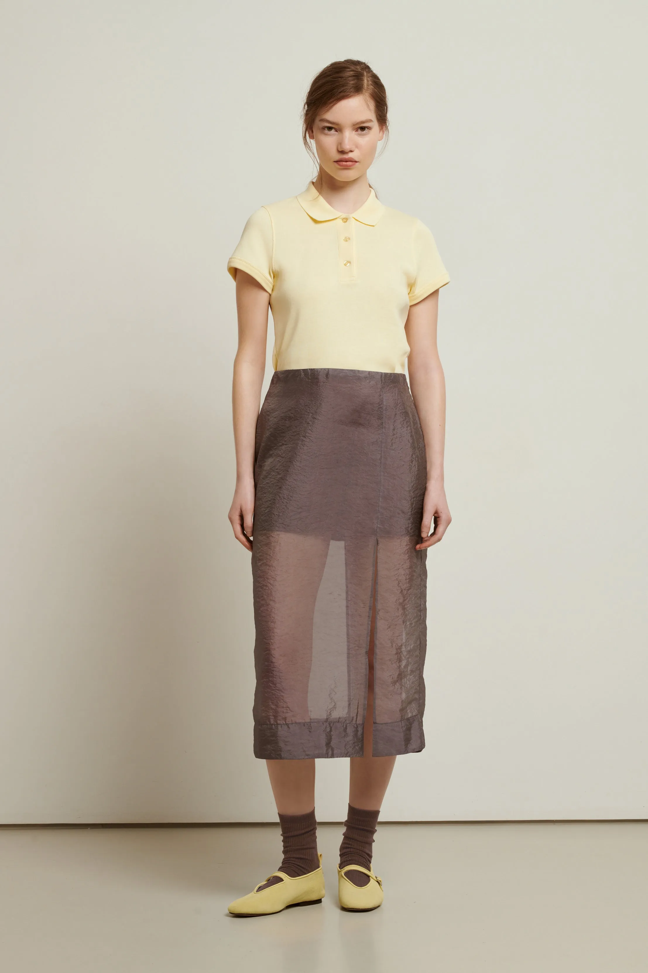スカート La Jupe Monceau Skirt Blue Neweaston Skirt - Long Cut - Laurence Bras