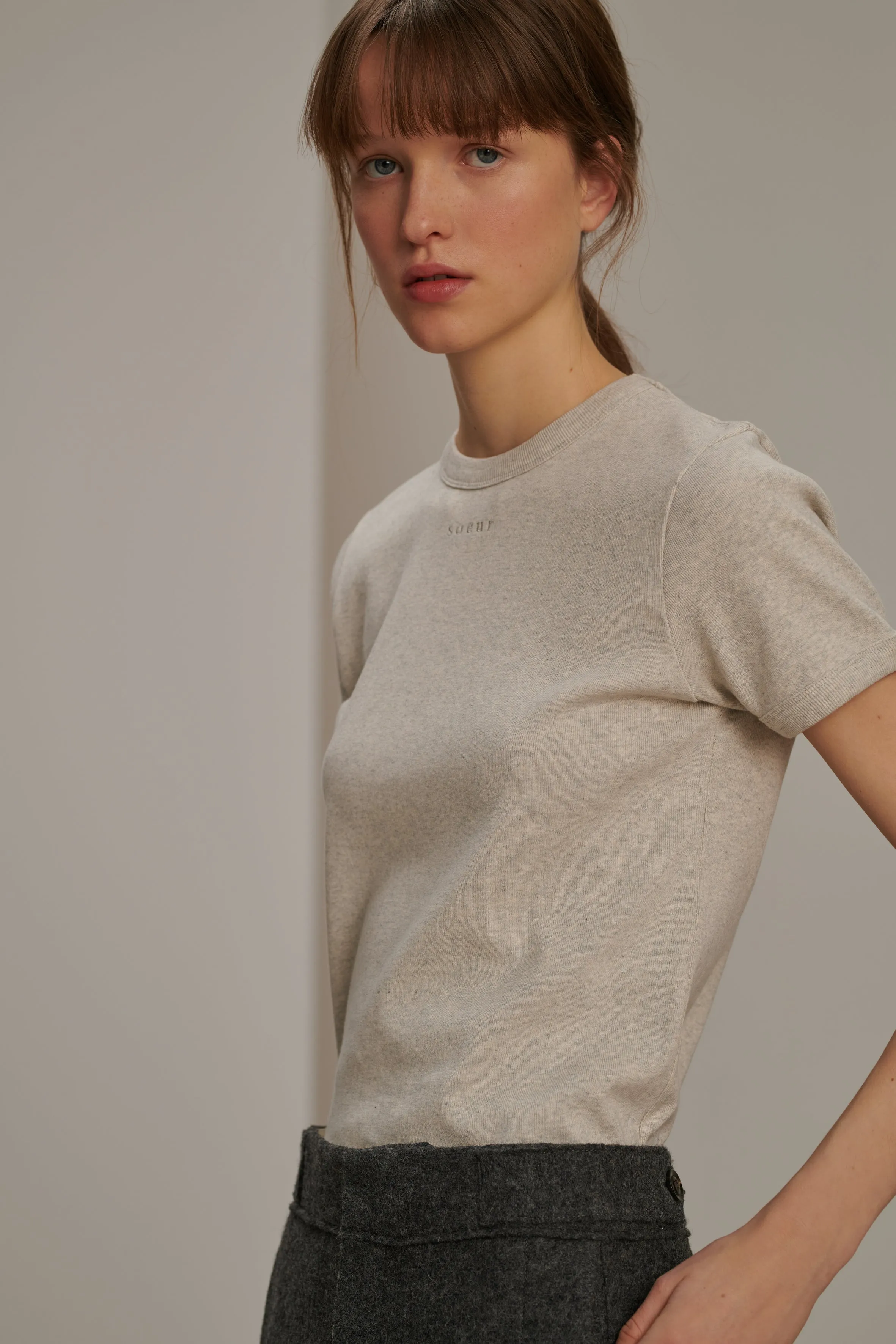 TEE-SHIRT ARISTIDE GRIS sold by soeur