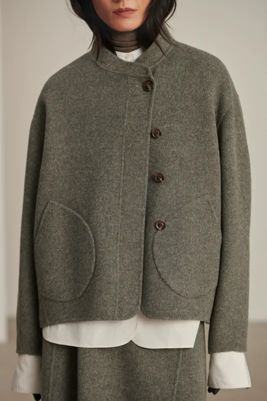 MANTEAU WINDSOR GRIS sold by soeur