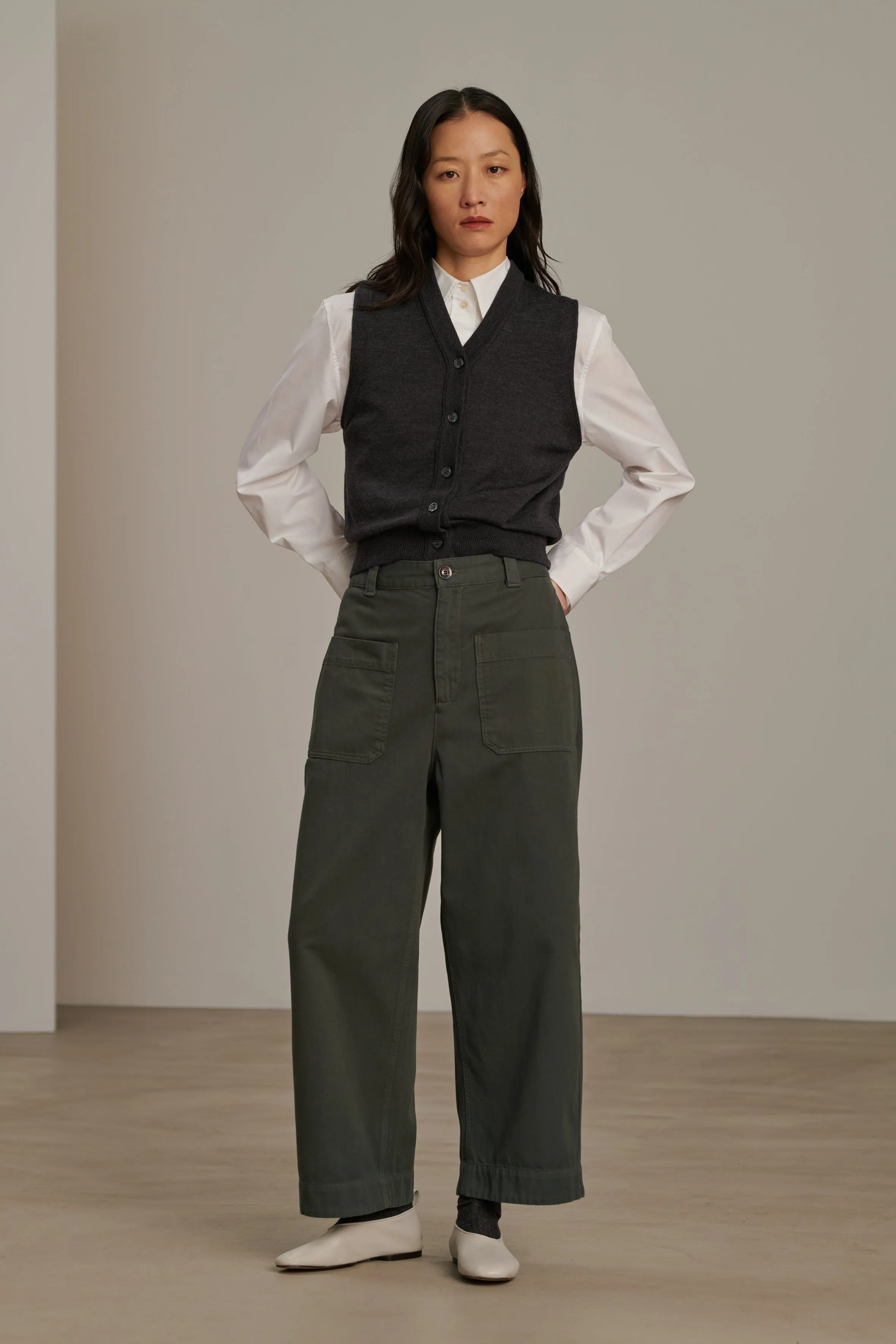 CARDIGAN CHIARA GRIS sold by soeur product image thumbnail 2