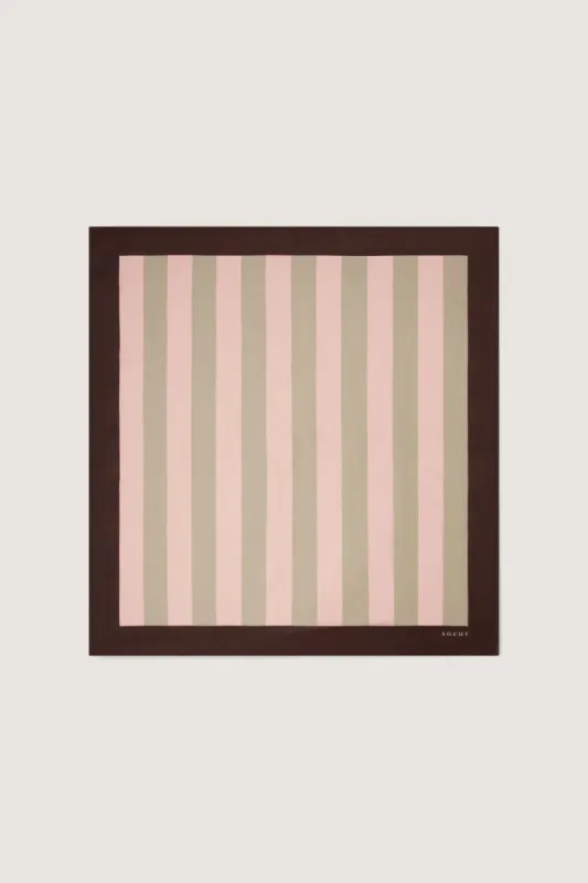 FOULARD CARRÉ MARRON sold by soeur