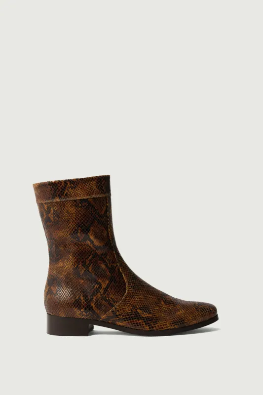 BOTTINES ÉCAILLE PYTHON sold by soeur