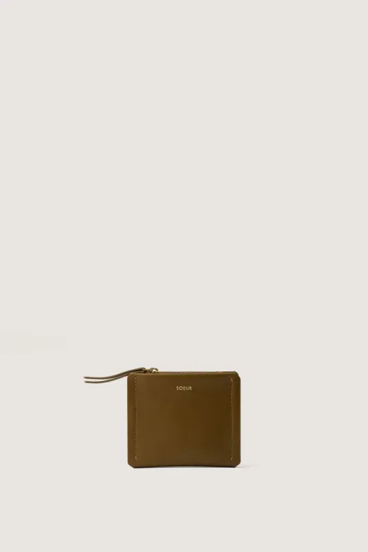 PORTEFEUILLE WEDNESDAY BRONZE made by soeur