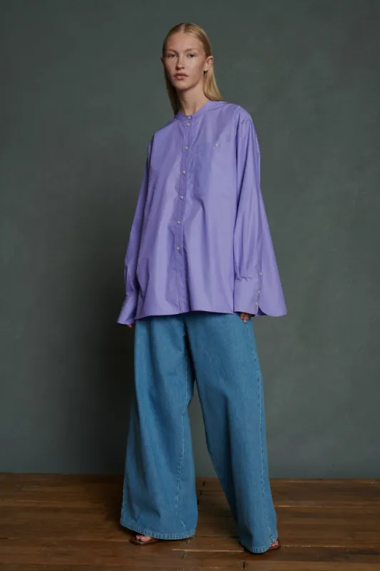 CHEMISE VANNES VIOLETTE sold by soeur