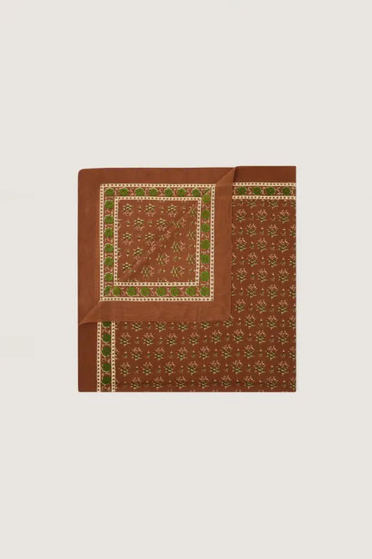 FOULARD CLASSIQUE MARRON made by soeur