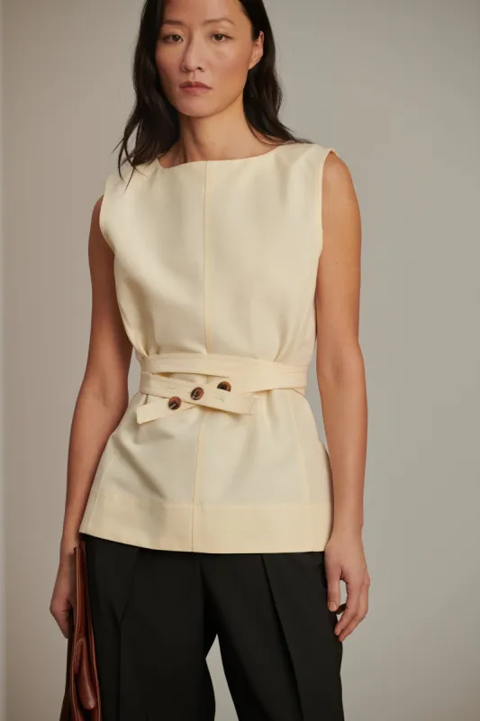 TOP CHANCE  ECRU sold by soeur