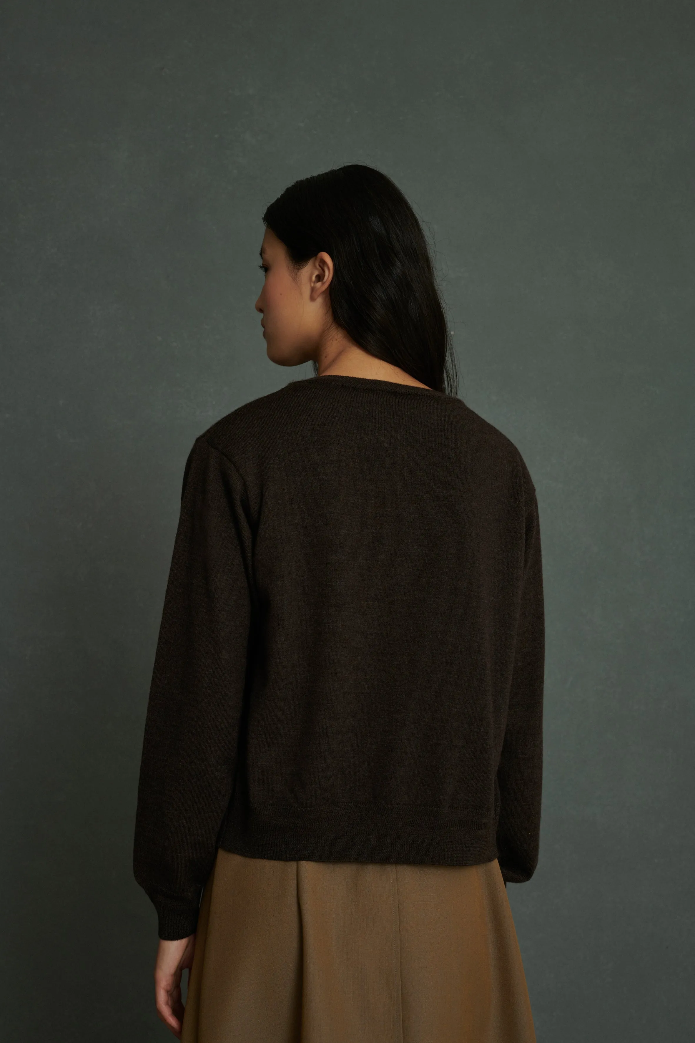 CARDIGAN TITA MARRON sold by soeur product image thumbnail 2