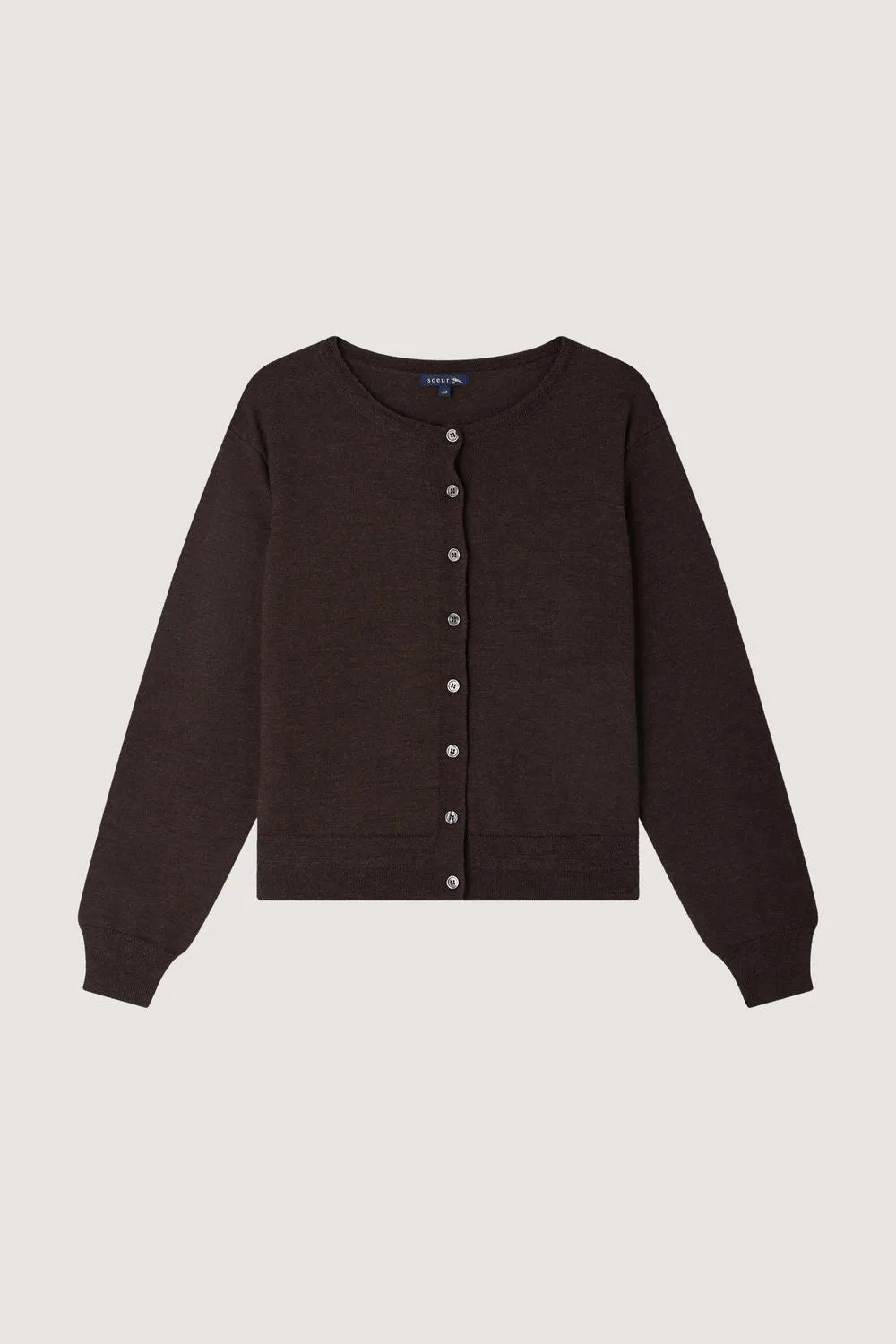 CARDIGAN TITA MARRON sold by soeur product image thumbnail 5