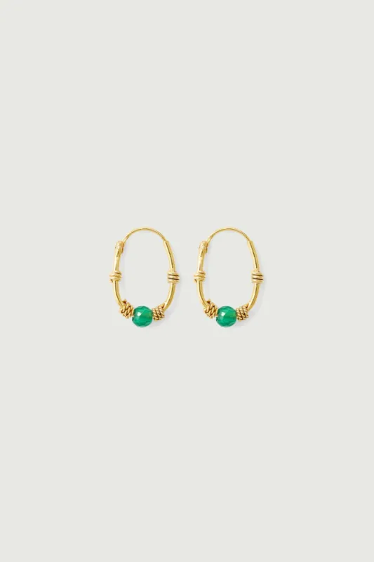 Boucles d'oreilles ZINC VERT made by soeur
