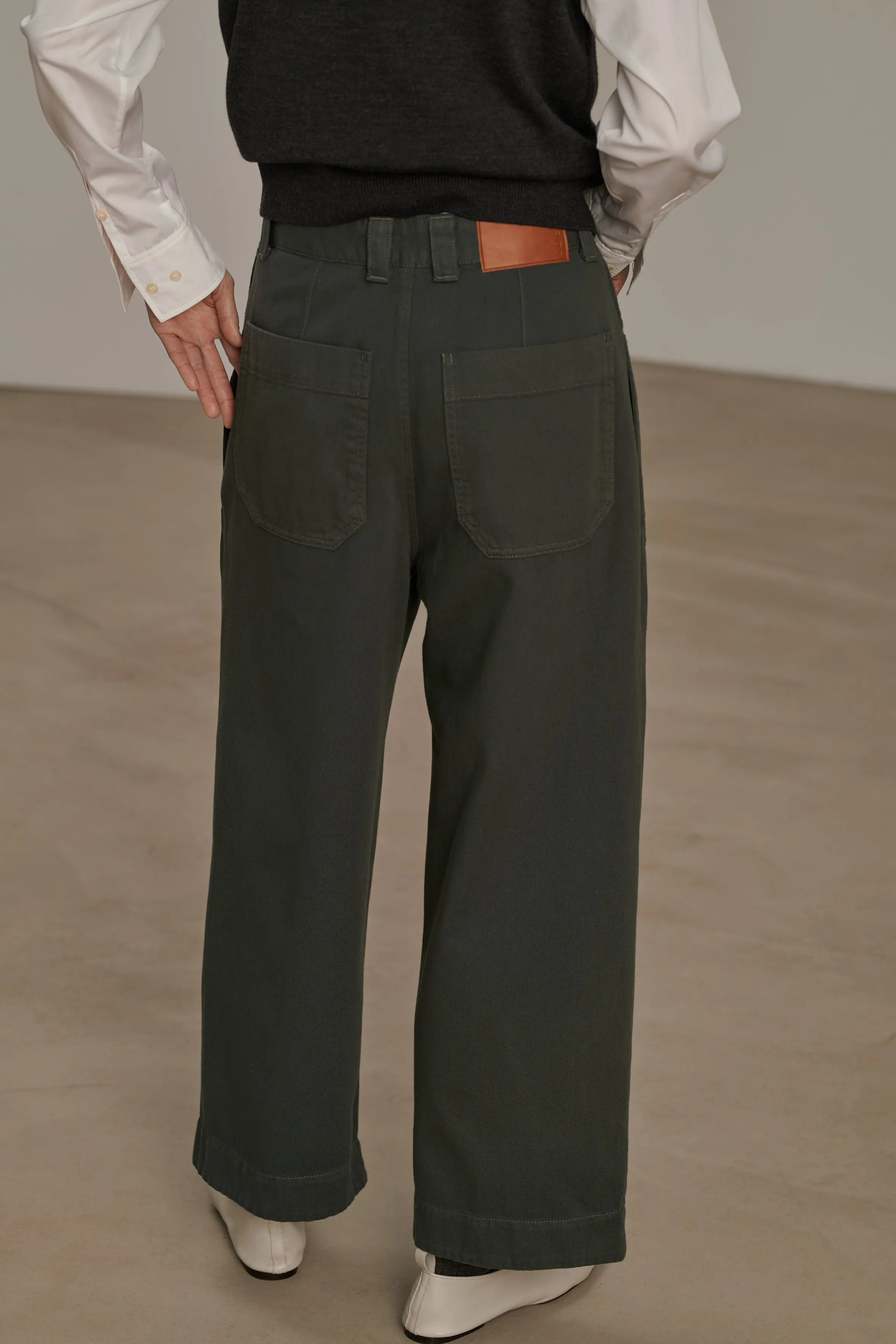 PANTALON BOY VERT sold by soeur product image thumbnail 4