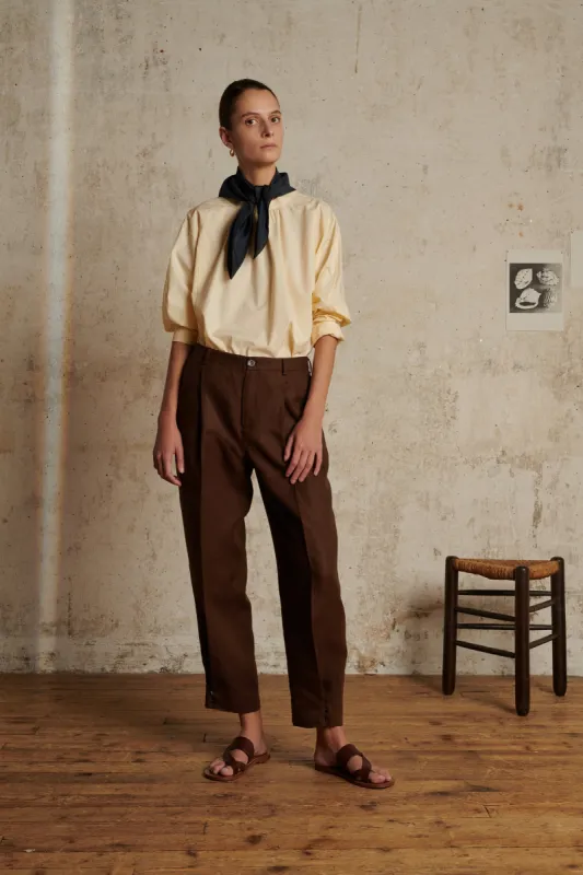 PANTALON FELIX MARRON sold by soeur