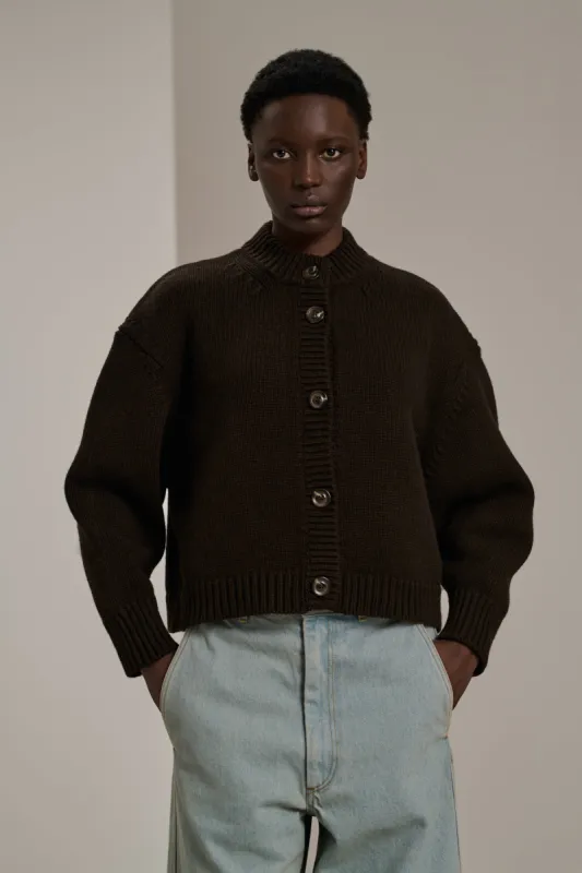 CARDIGAN LEONARD  MARRON sold by soeur